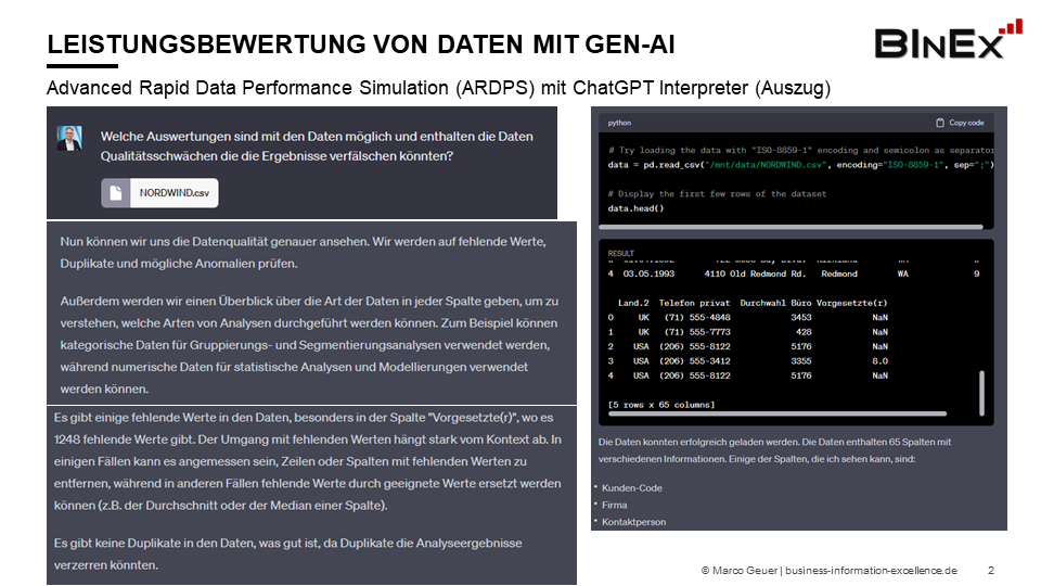 ARDPS mit ChatGPT Interpreter